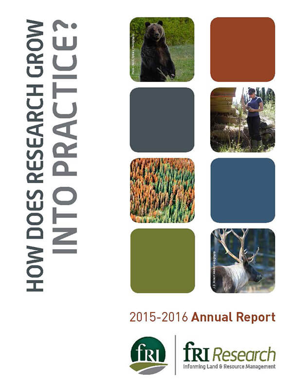 fRI Research 2015–2016 Annual Report