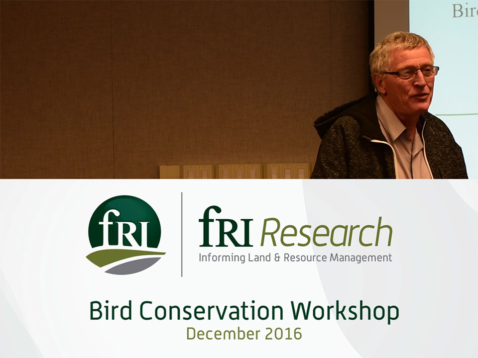 Bird Conservation Workshop Presentation: Variation in Bird Communities Throughout Alberta