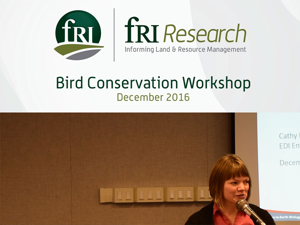 Bird Conservation Workshop Presentation: Incidental Take: Reducing Risk