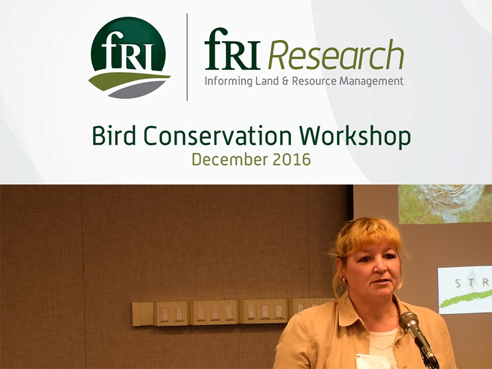 Bird Conservation Workshop Presentation: Migratory Birds Risk Assessment for Forest Industry in Alberta and BC