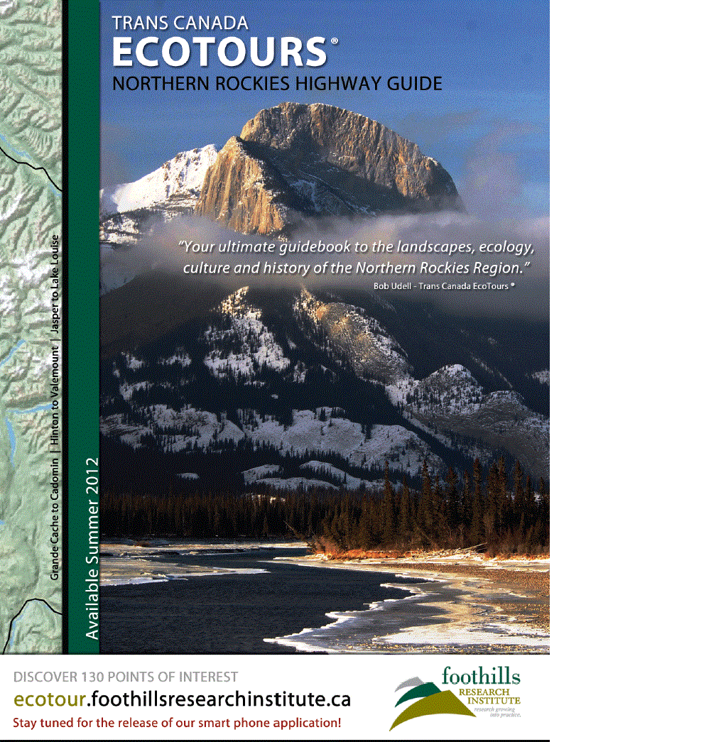 Trans Canada EcoTours Northern Rockies Highway Guide poster