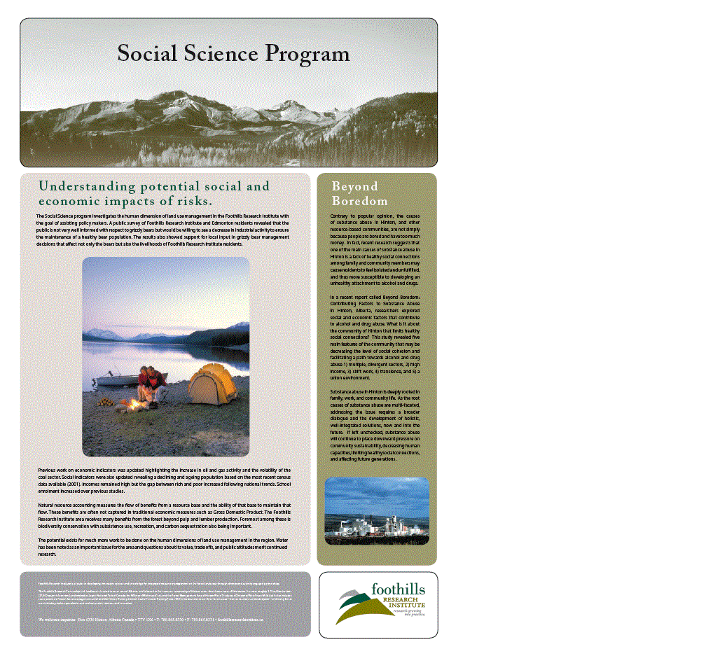 Social Science Program | Poster
