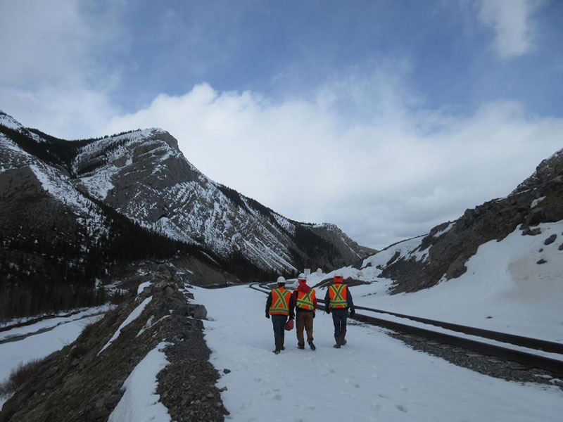 The quarry mine near Cadomin, Alberta