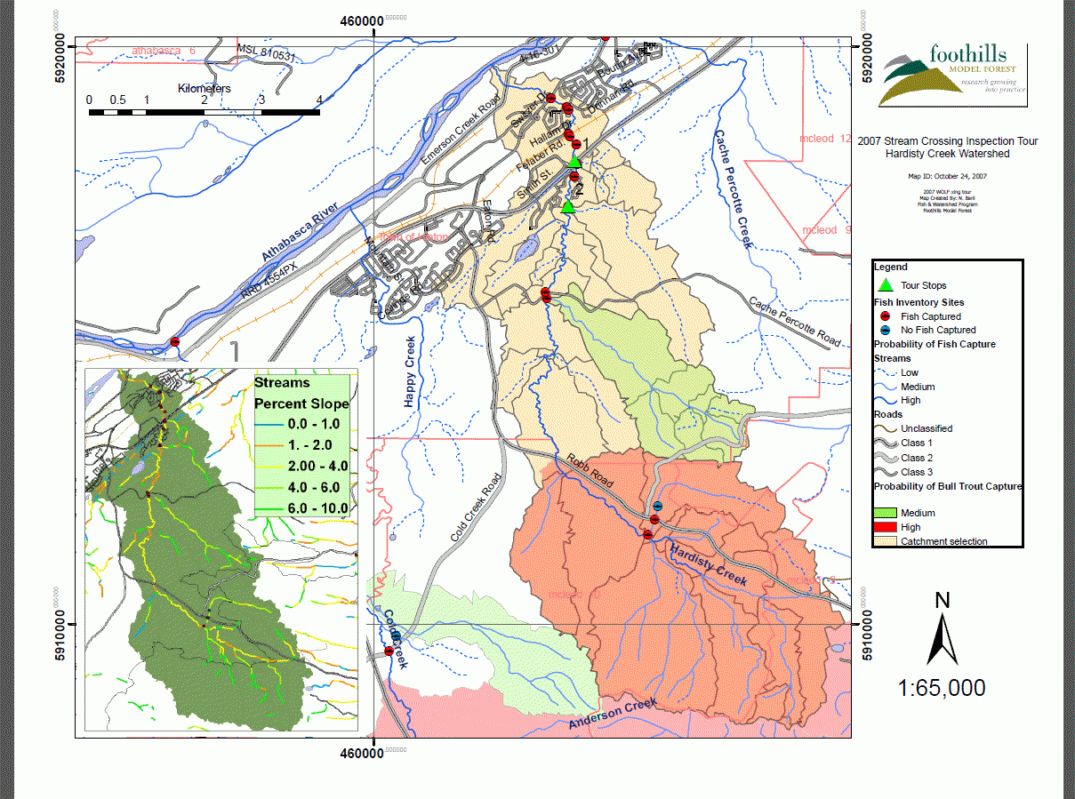 2007 Stream Crossing Inspection Tour Hardisty Creek Watershed fRI