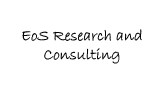 EoS Research and Consulting