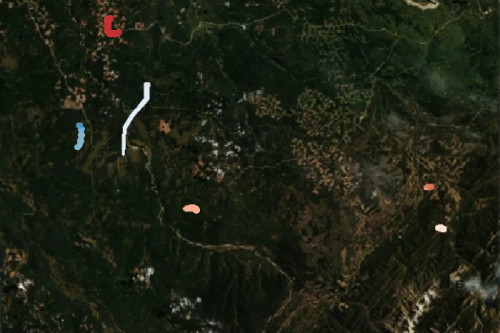 GPS collar data of white tailed deer in west-central Alberta.