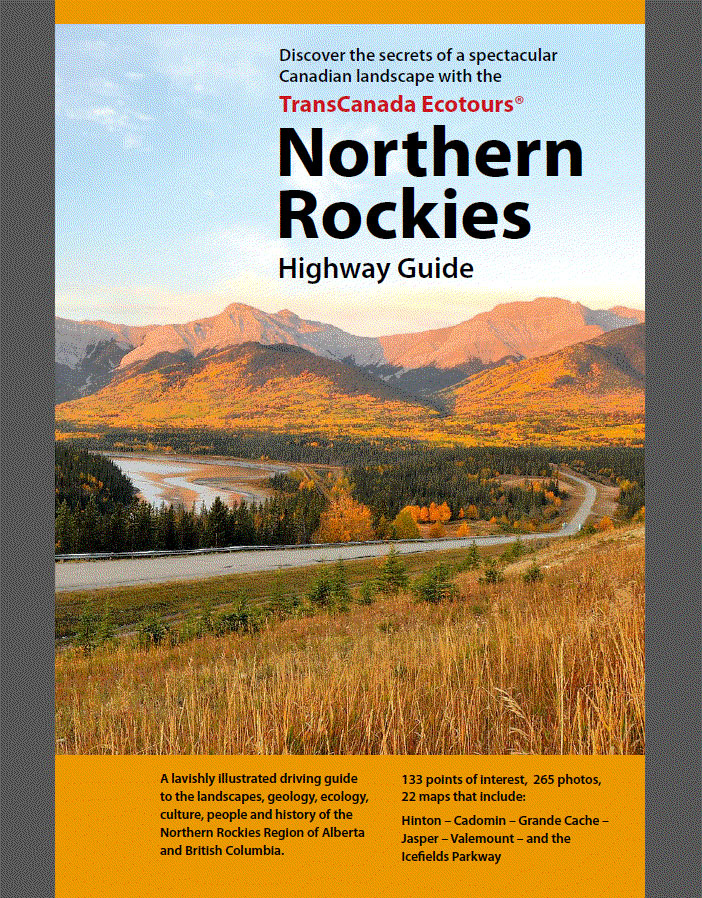 discover the secrets of a spectacular canadian landscape with the transcanada ecotours northern rockies highway guide. book cover