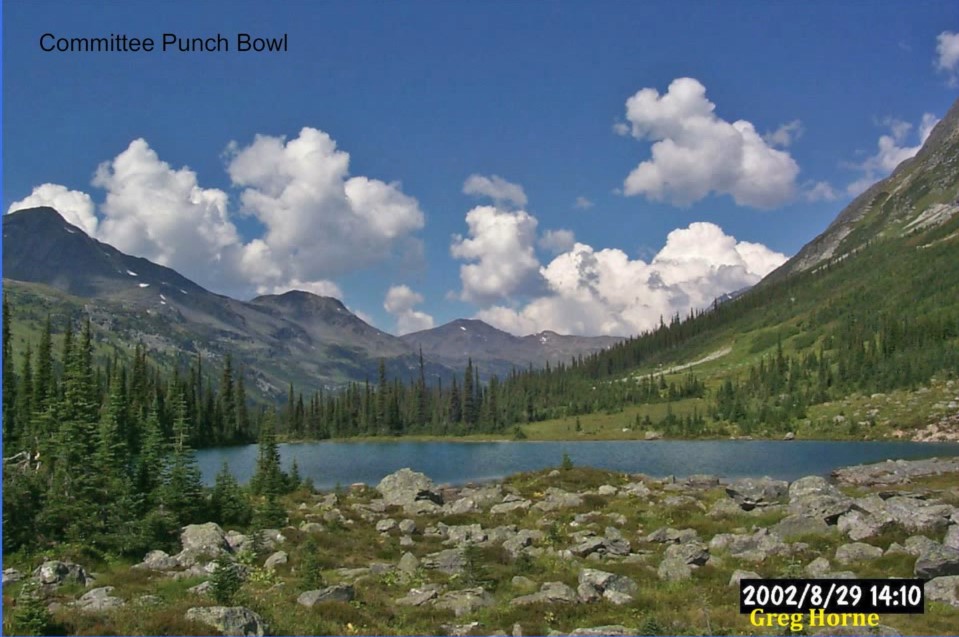 photo of the committee punch bowl at athabasca pass
