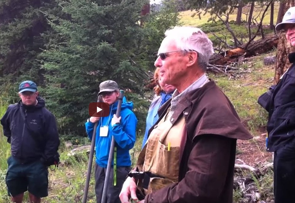 Dr. Peter Murphy talking about La Grande Traverse in Jasper National Park