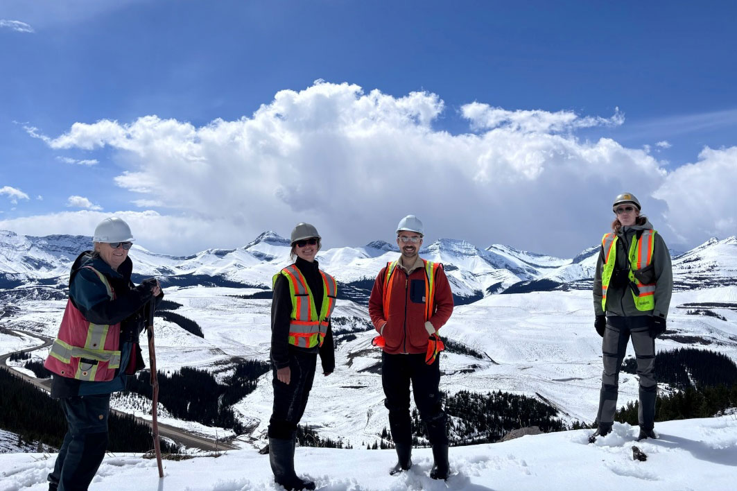 Beth Sierra Zach Andrew at the Cardinal River Mine